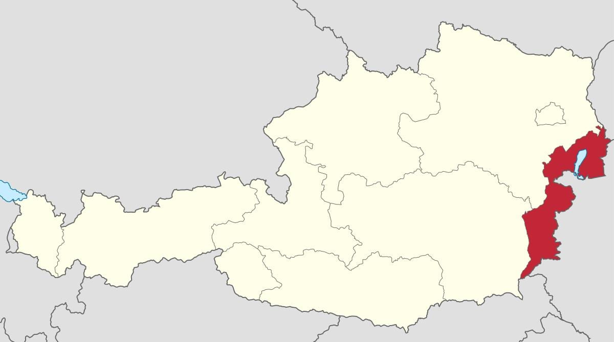 kart бургенланд Avstriya
