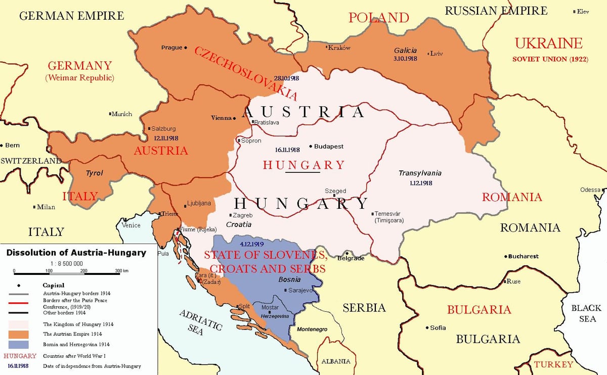 Avstriya Macarıstan kart 1900