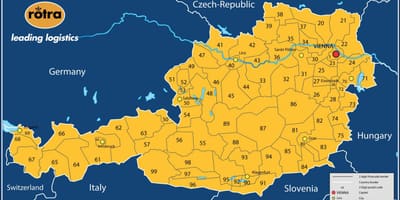 Kart Avstriya Poçt indeksi 