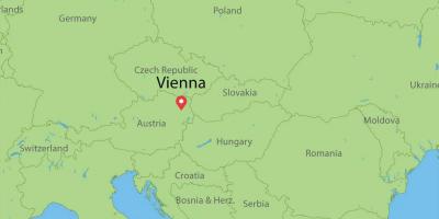 Vyana, Avstriya dünyanın xəritəsi